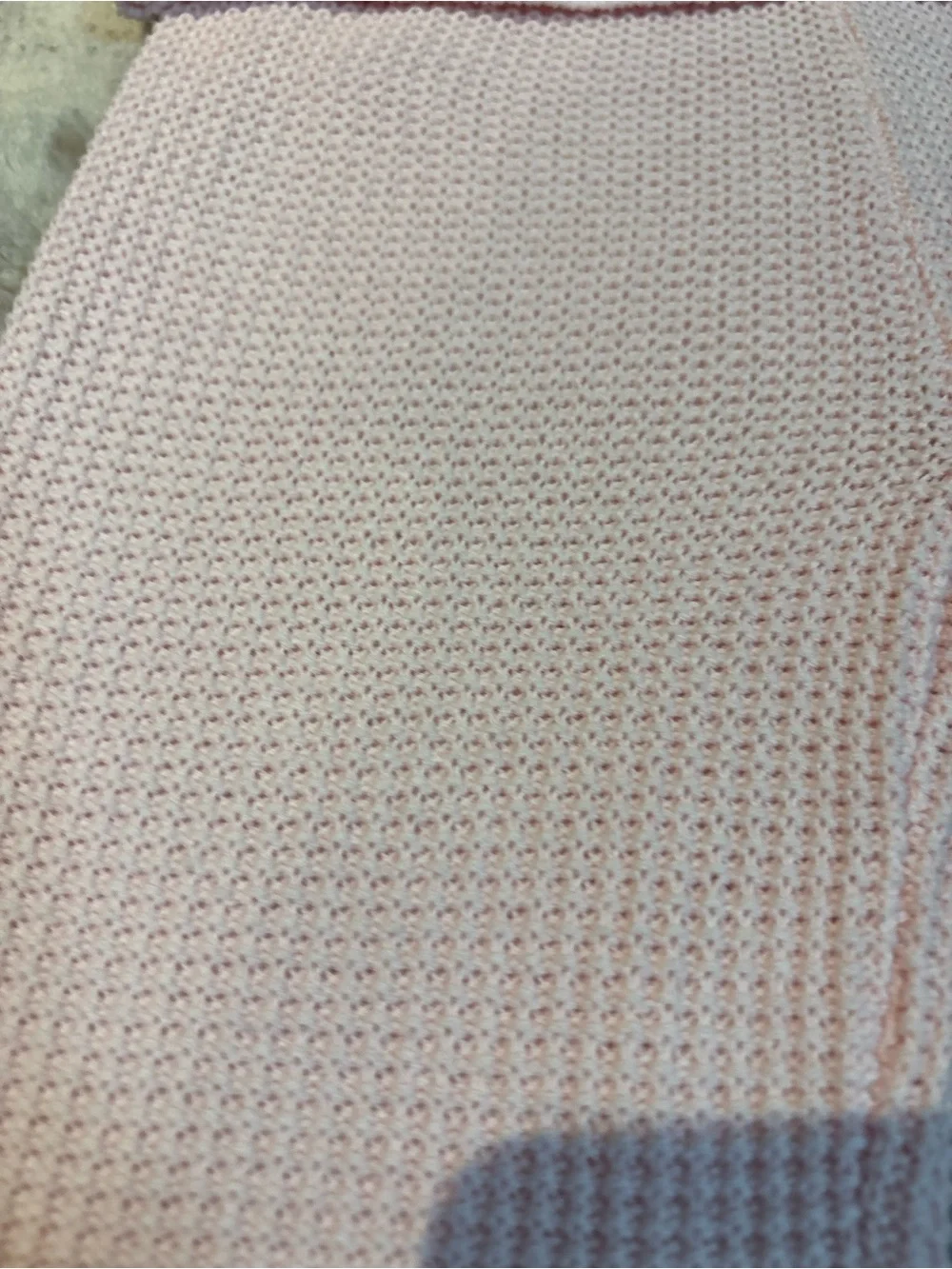 Disney Light Pink Knit Two-Piece Pajama Set with Deer Face